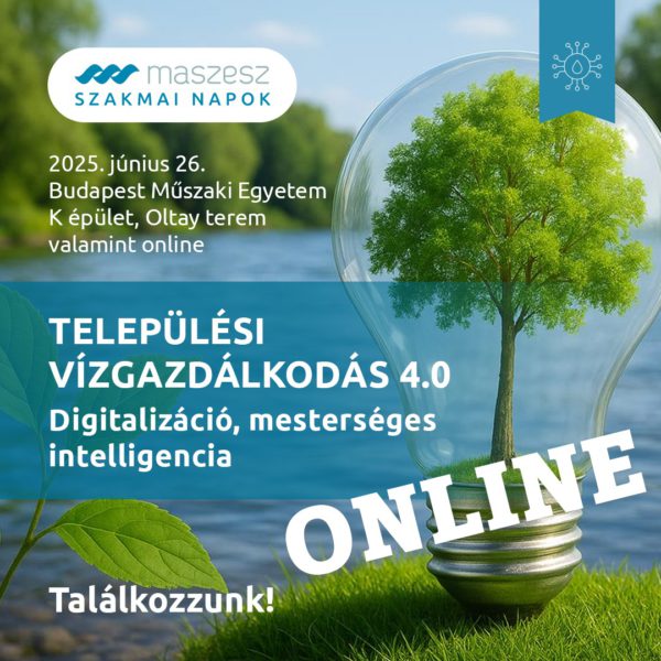 Települési vízgazdálkodás 4.0 - ONLINE szakmai nap
