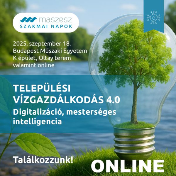 Települési vízgazdálkodás 4.0 - ONLINE szakmai nap